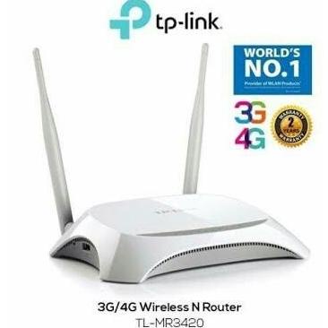 Router WIFI 3G/4G TP-Link TL-MR3420 V5 Versi 5 Support Modem USB LTE