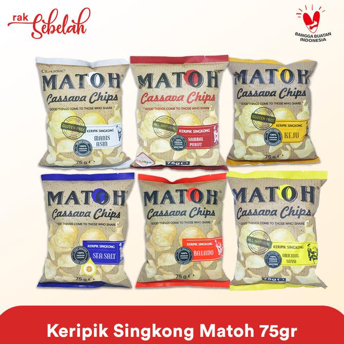 

Big Sale Keripik Singkong - Cassava Chips Matoh 75gr - Sambal Purut Promo Awal tahun