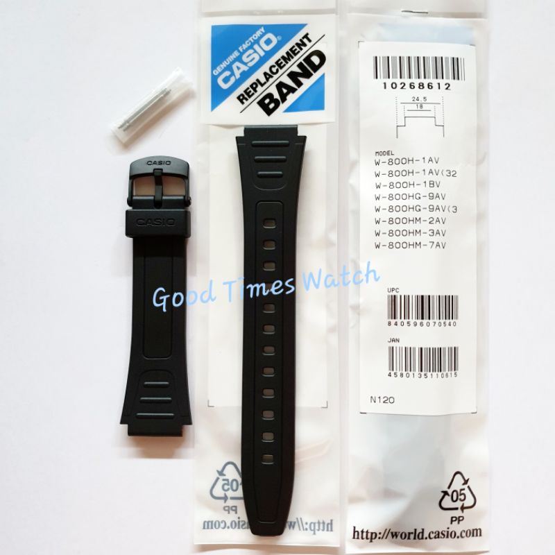 STRAP CASIO W 800H W 800HG W 800HM W 800 Casio Original