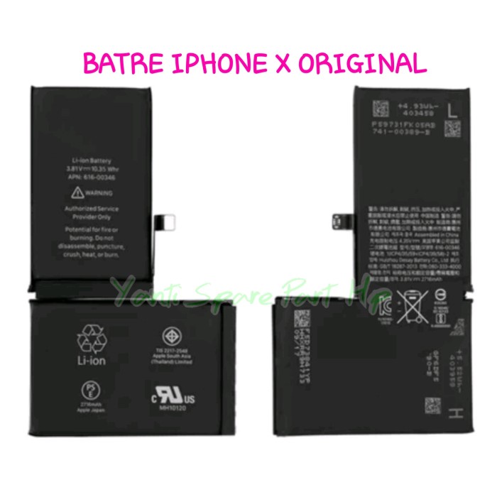 Baterai Ip X Original New