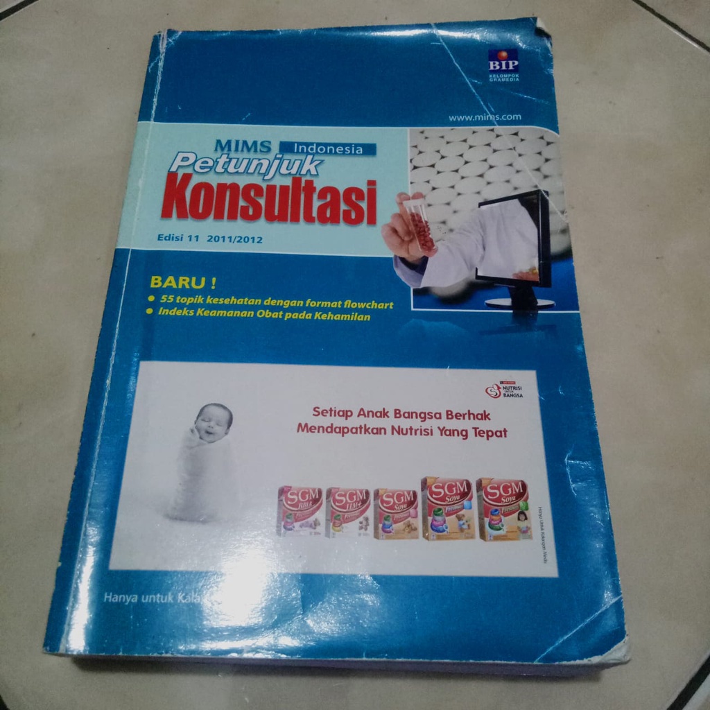 [BEKAS] MIMS INDONESIA PETUNJUK KONSULTASI EDISI 11 2011/2012 Original