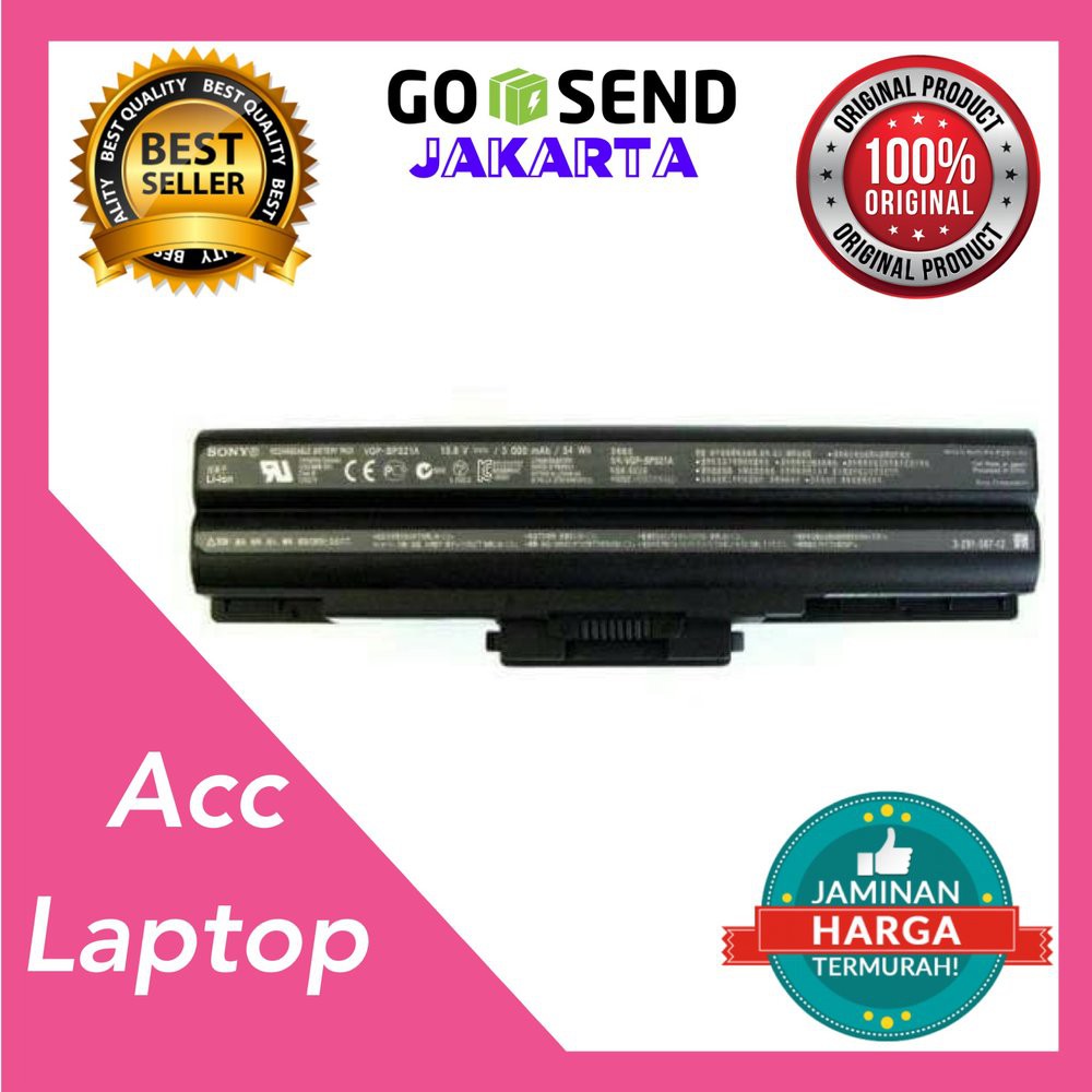 BATERAI BATRE BATTERY BATERY ORIGINAL SONY VAIO BPS13 BPS21 BPS 13 BPS 21 VGP-BPS13 VGP-BPS21 BPS21