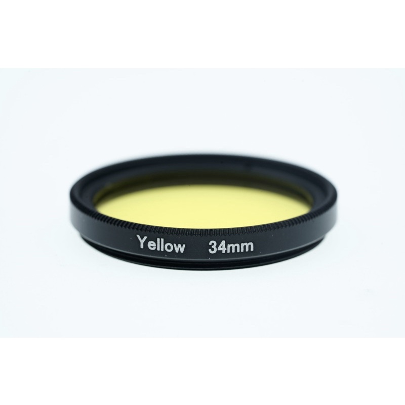 Yellow Color Lens Filter Kuning 34mm 34 mm Color Gel Filter - SKU 1.001.2085