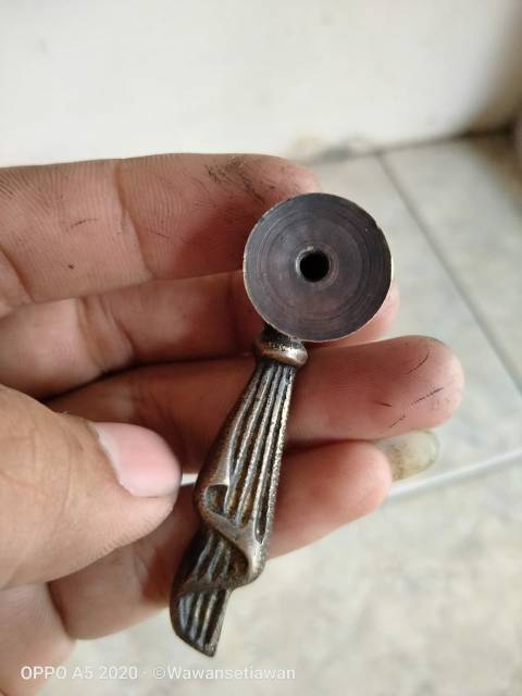 Handle / Tarikan Laci Lemari Jendela Pintu Rumah Kuningan Antik Murah 7.6cm