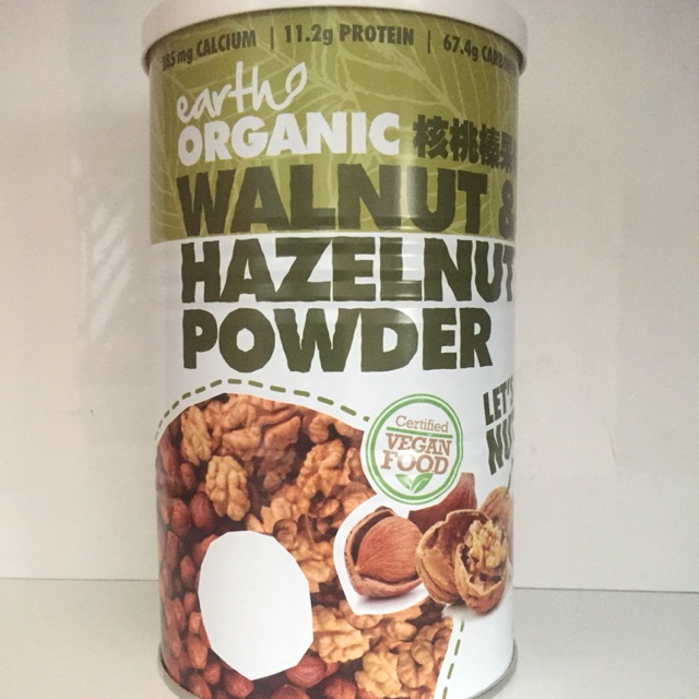 

Earth Living Organic Walnut & Hazelnut Powder 500gr