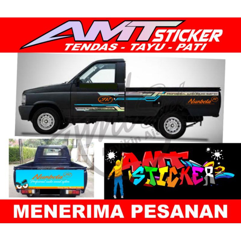 [Terlaris] Stiker Decal/Cutting Mobil Pick Up Panther Stiker Mobil Pick Up Stiker Decal Mobil