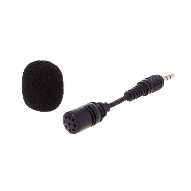 Cre Mikrofon Stereo Mini Interface 3.5mm Flexible Untuk Iphone / Android