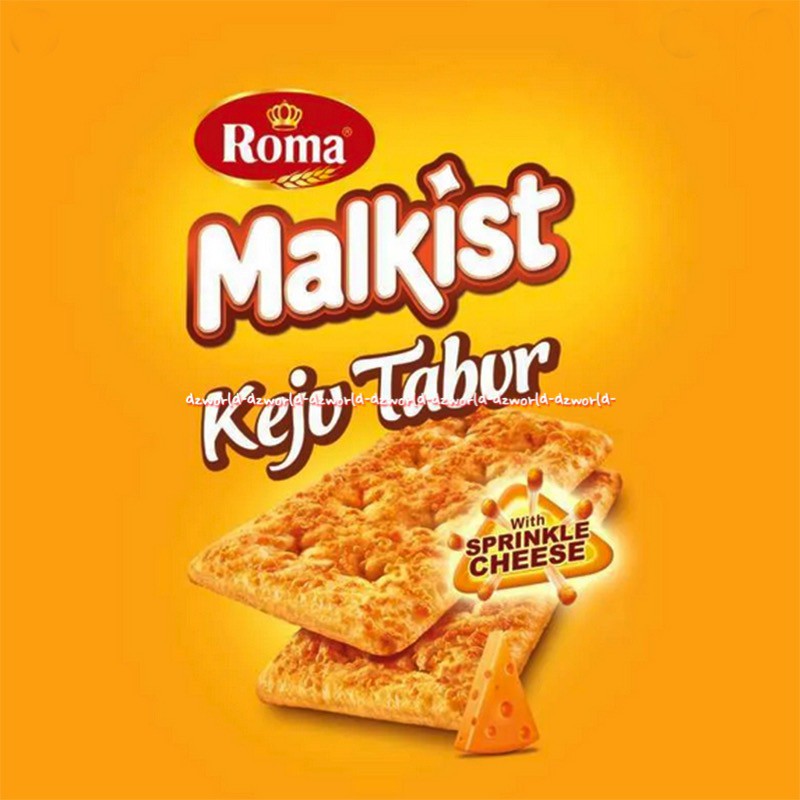 Roma Malkist Keju Tabur Biskuit Keju Cemilan Snack 132gr Malkis