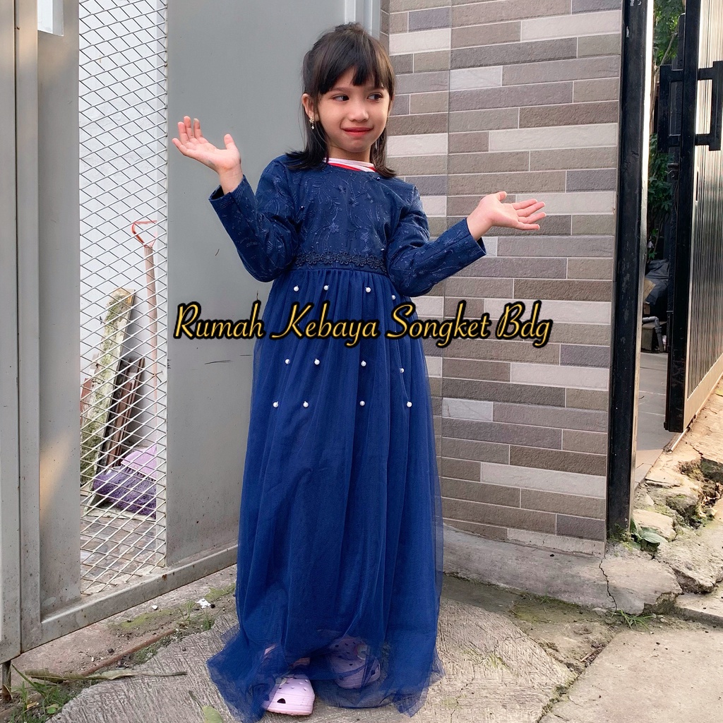 DRESS ANAK EVELINE 3 - 12TAHUN / DRESS ANAK/ GAMIS ANAK/ BAJU ANAK/GAMIS BAGUS MURAH/BAJU LEBARAN RUMAH KEBAYA BANDUNG RUMAH SONGKET BANDUNG