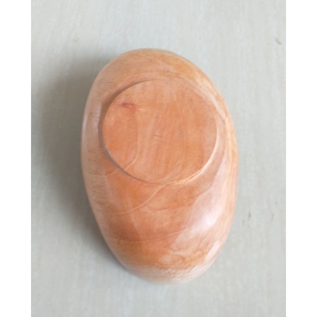 magkok oval/mangkok bulan sabit 18cm.mahoni