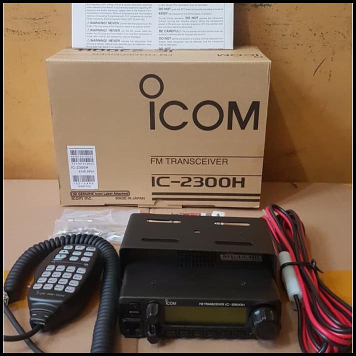 Rig Mobile Ht Icom Ic - 2300 H Ic2300 65Watt Icom 2300H Vhf Rig Mobil