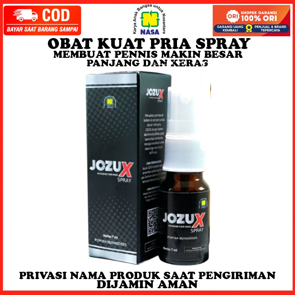 JOZUX NASA - OBAT KUAT PRIA - OBAT EJAKULASI DINI - OBAT LEMAH SYAHWAT - OBAT TAHAN LAMA - PEMBESAR 