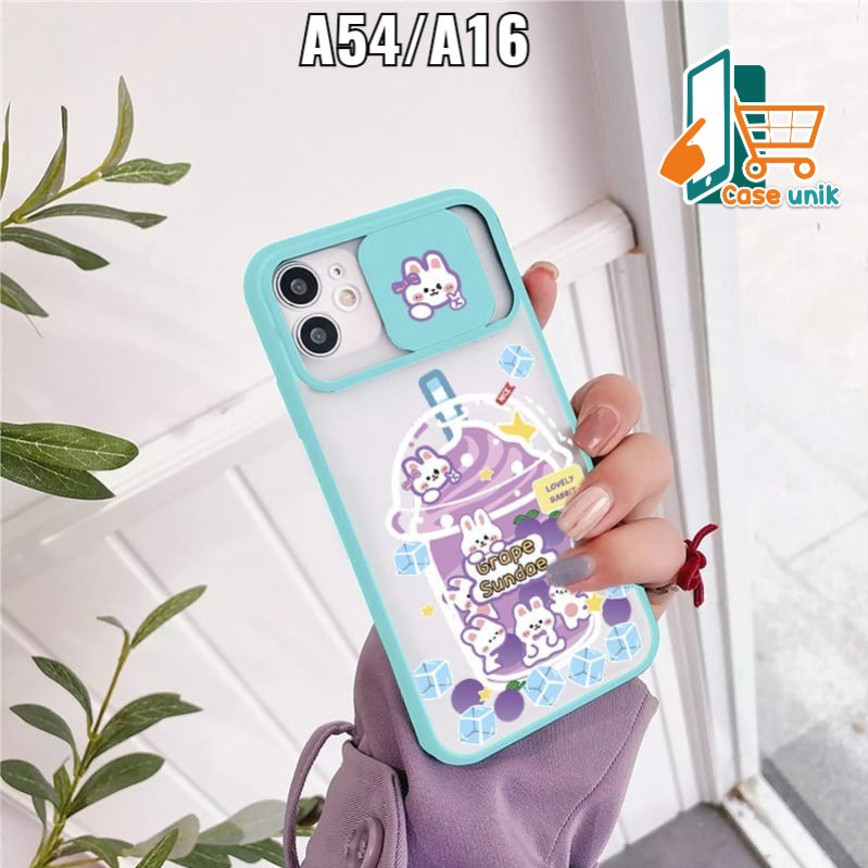 SS071 CASE SLIDE KARAKTER OPPO A16 A55 A54 A3S A1K A5S F9 A7 A74 A12 A11K F1S A59 A52 A92 A53 A33 2020 A39 A57 A74 A71 CS3179