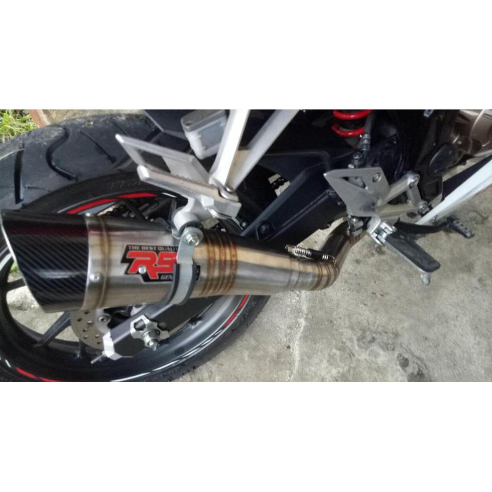 Hemat Knalpot R9 H2 Full System Cbr 150 Old Cbr 150 Facelift Vixion Satria Fu Gsx 150 R15 Xabre