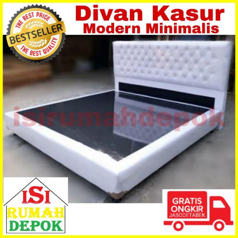 Dipan Divan Ranjang Sandaran Kasur Tempat Tidur Springbed Busa Modern Minimalis Mewah ..,.,