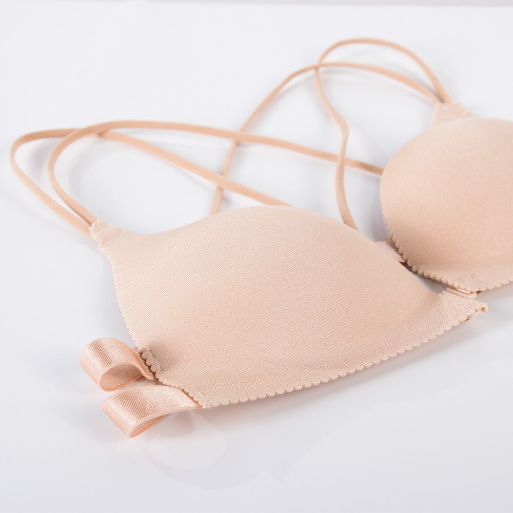 KINDSTORE❤ | [BRA-VOLTA] BRA SEAMLESS SEXY TANPA KAWAT TALI KECIL/BRA KANCING DEPAN