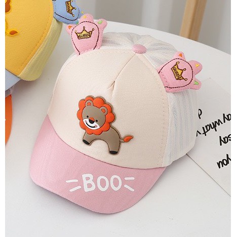 LKM219 TOPI ANAK MOTIF BERKARAKTER SINGA LION BOO TOPI FASHION BABY HAT [1KG 26PC] LITTLE KUMA-05