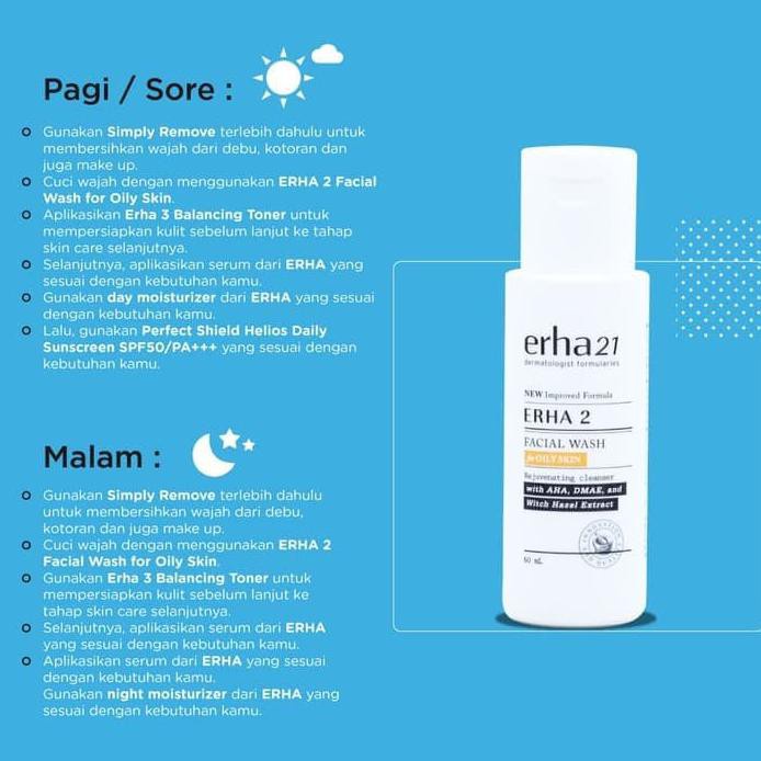 ERHA Facial Wash For Oily Skin Sabun Wajah Kulit Berminyak