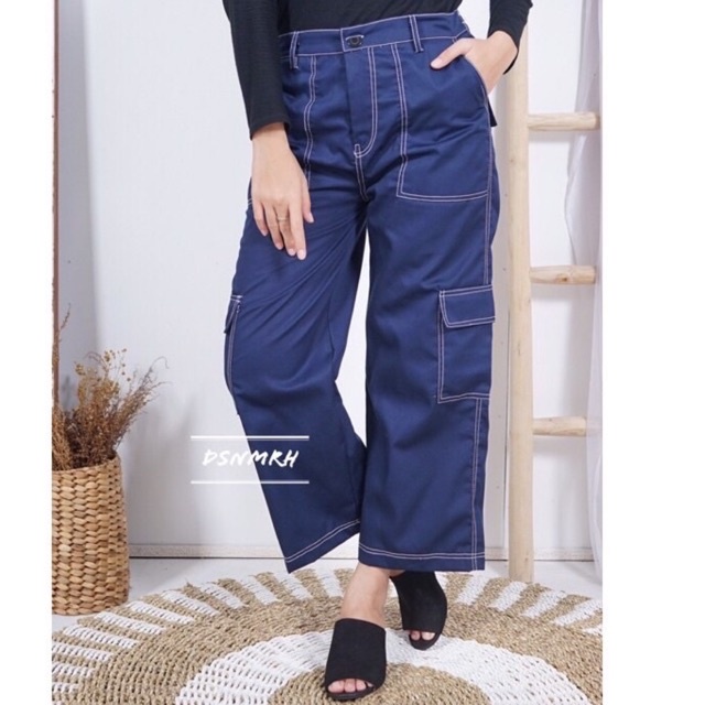 KULOT WANITA AMERICAN DRILL CARGO CHINO