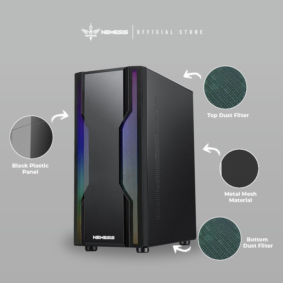 Casing PC Gaming NYK Nemesis T60 Abaddon