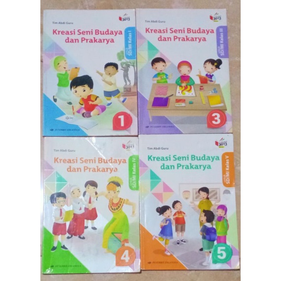 Jual Kreasi Seni Budaya Dan Prakarya Kelas 1 2 3 4 5 6 SD/MI K13 REVISI ...