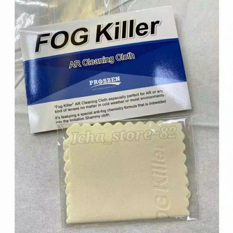 Kain Lap Kacamata Anti Embun FOG KILLER Brillentuch Cleaner Lens Anti Fogging Kacamata