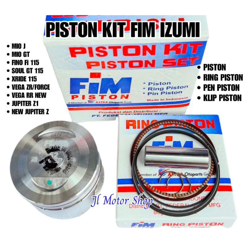 SEHER PISTON FIM IZUMI NEW JUPITER Z1 ROBOT VEGA RR ZR VEGA FORCE MIO J FINO SOUL GT MIO GT XRIDE 115 CC