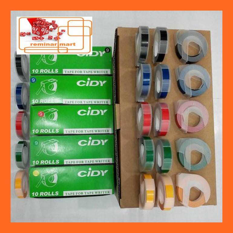 

474Srem Pita Dymo Merk Cidy - Kuning Repjd80E