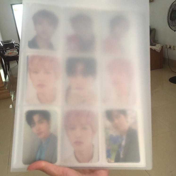 

【COD】 Photocard binder A4 3 ring transparan pc album kpop binder