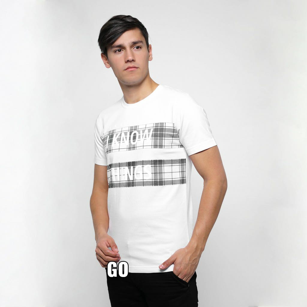 gof CRESSIDA KAOS Pakaian Pria Atasan Kaos Oblong Casual Santai Slimfit Lengan Pendek Original Brand