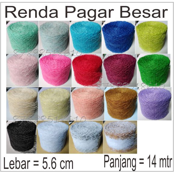 Renda Air Renda Pagar Besar