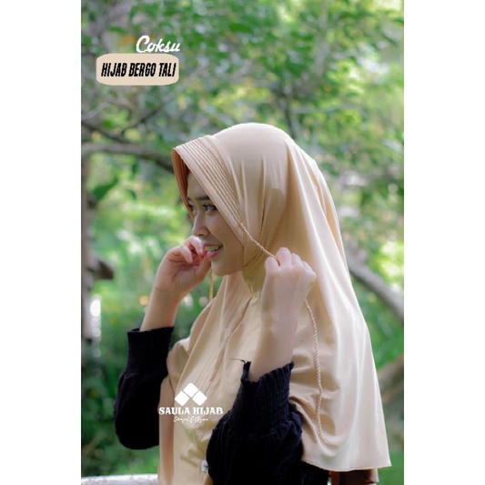 HIJAB TALI BERGO TALI BELAKANG JUMBO BAHAN JERSEY PREMIUM