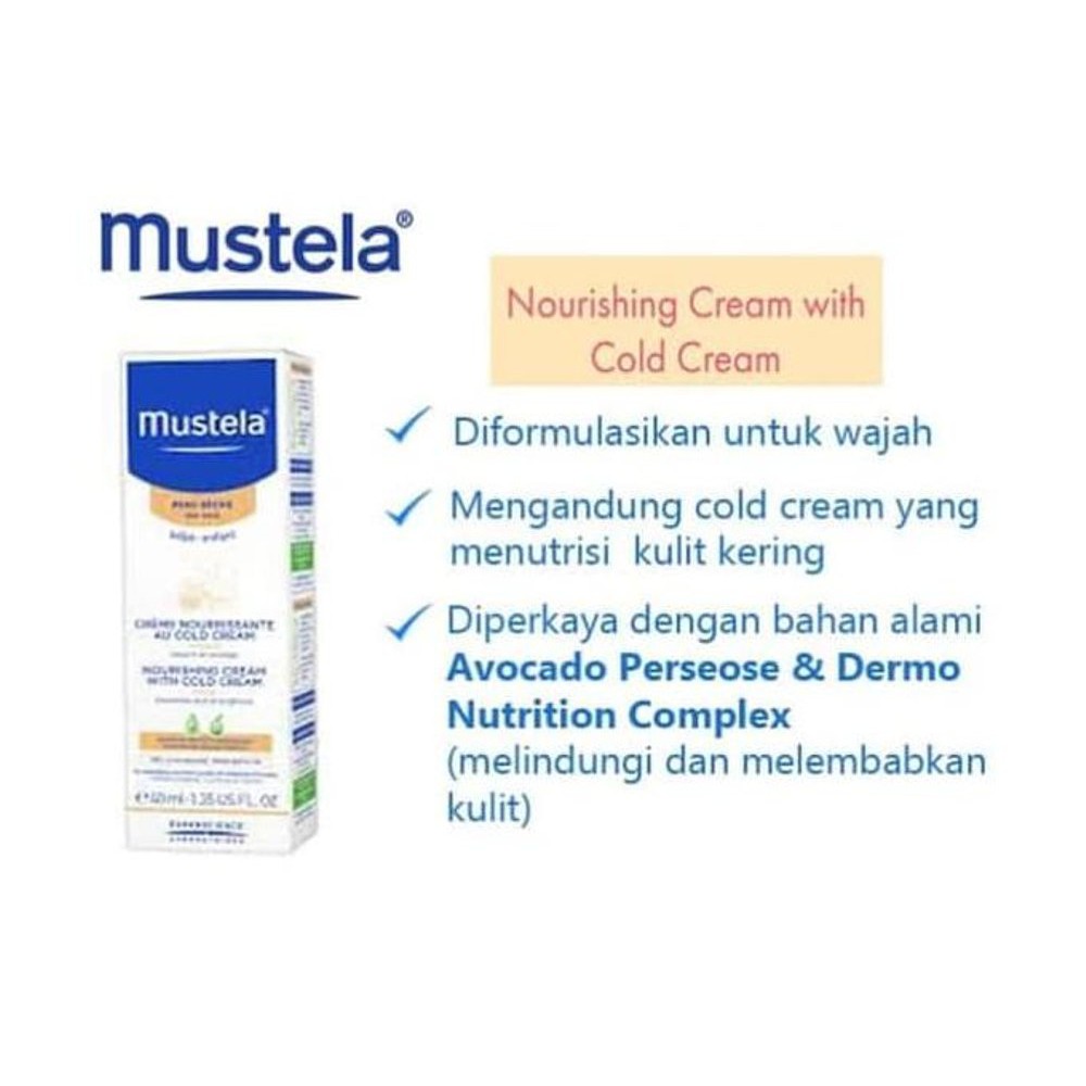 mustela nourishing cream with cold cream