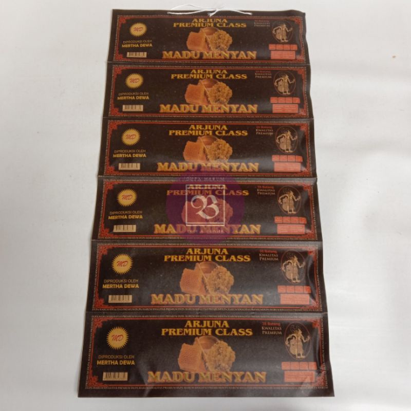 Hio Dupa Wangi Rentengan Arjuna Premium aroma Madu Menyan isi 6bks (1bks isi 35stik)