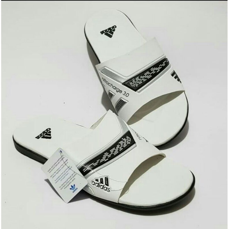 Sandal Pria Adidas Selop - Putih 39