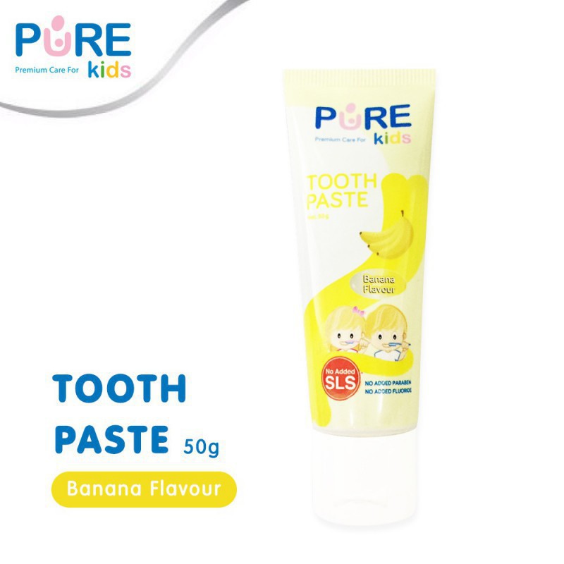 Pure Kids toothpaste Strawberry Odol Bayi /Anak Rasa Strawberry 50gr