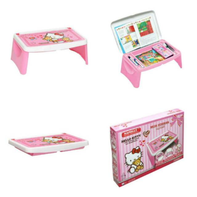 Meja Lipat Lapdesk Lap Desk Anak Napolly Seri Hello Kitty
