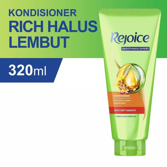 Jual REJOICE Conditioner Rich Soft Smooth 320Ml / Perawatan Rambut ...