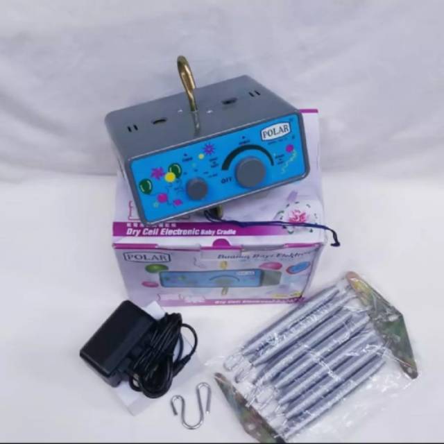 Mesin ayunan elektrik  polar musik/timer