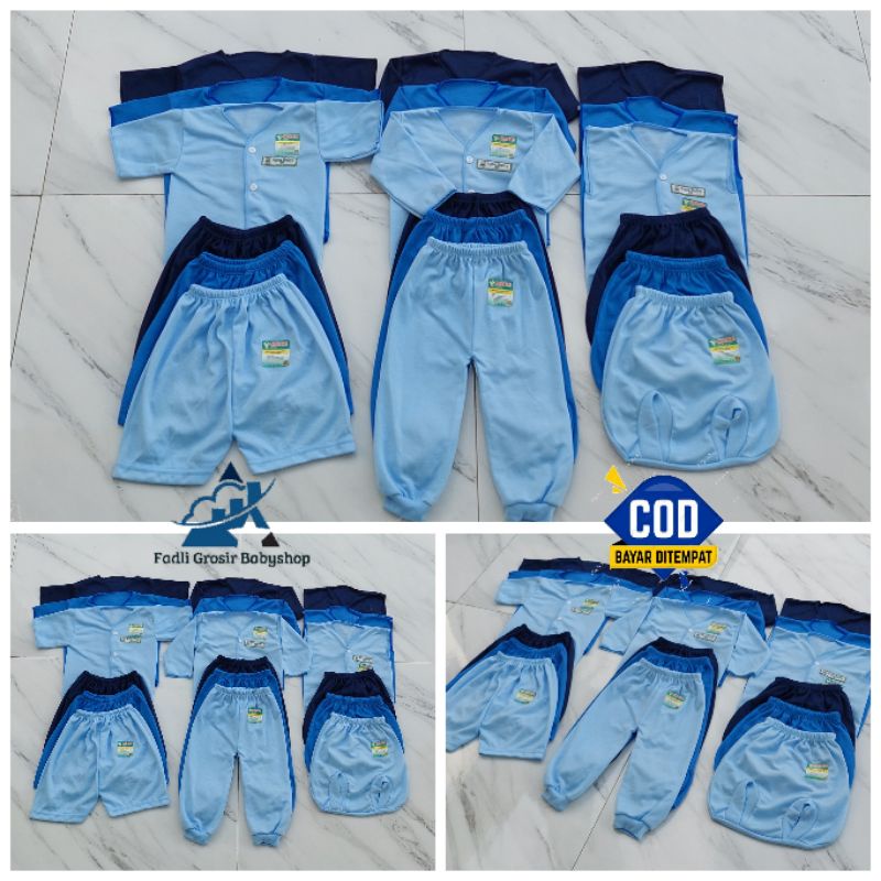 Paket Hemat 18 Pcs Baju Celana Bayi Newborn Neci Series Boy Terbaru