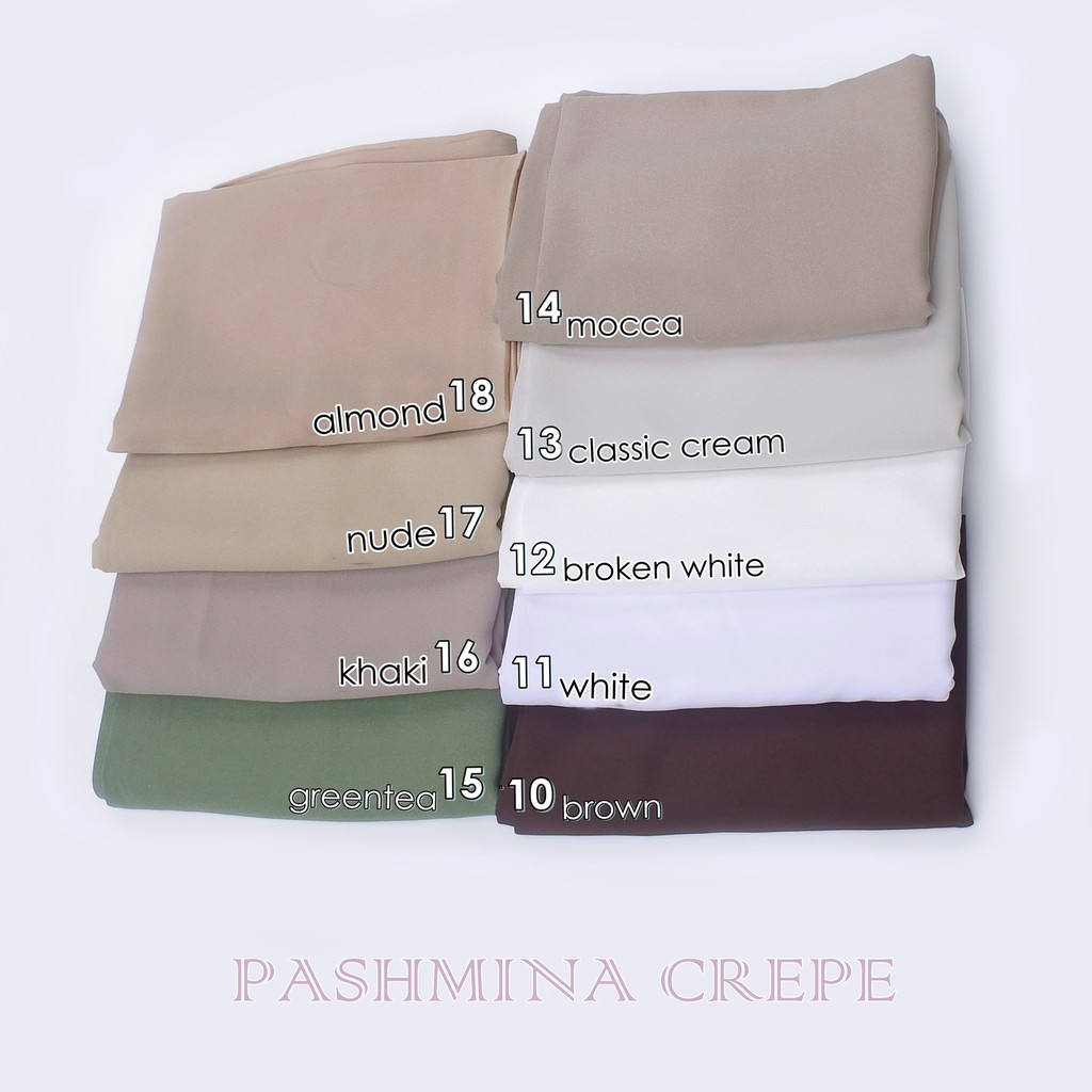 Pashmina Crepe Diamond Italiano Stretch Sabyan UMAMA 100% ORIGINAL