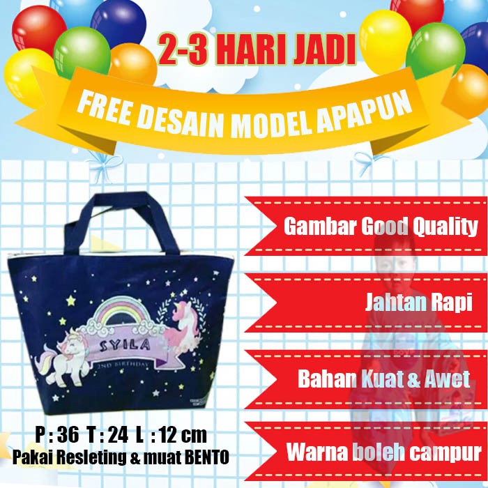 

Tas ultah trapesium JUMBOtas ultah jinjing souvenir ulang tahun-souvenir ultah-tas ulang tahun-good
