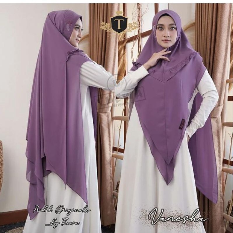 jilbab instan vanesha ori thewa hijab