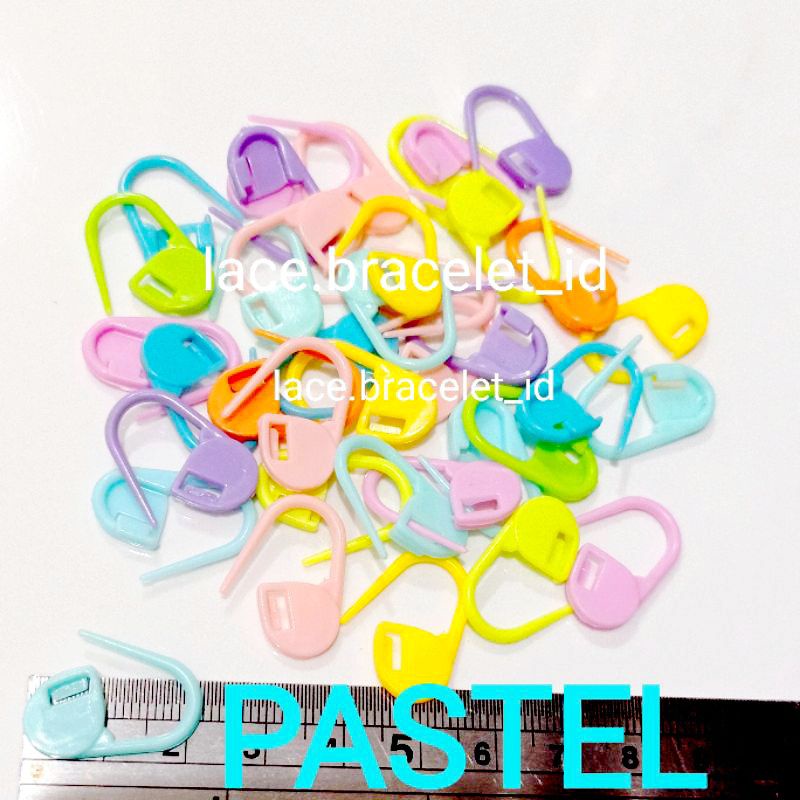 PENITI PASTEL 100 mute manik-manik kalung aksesoris dekorasi