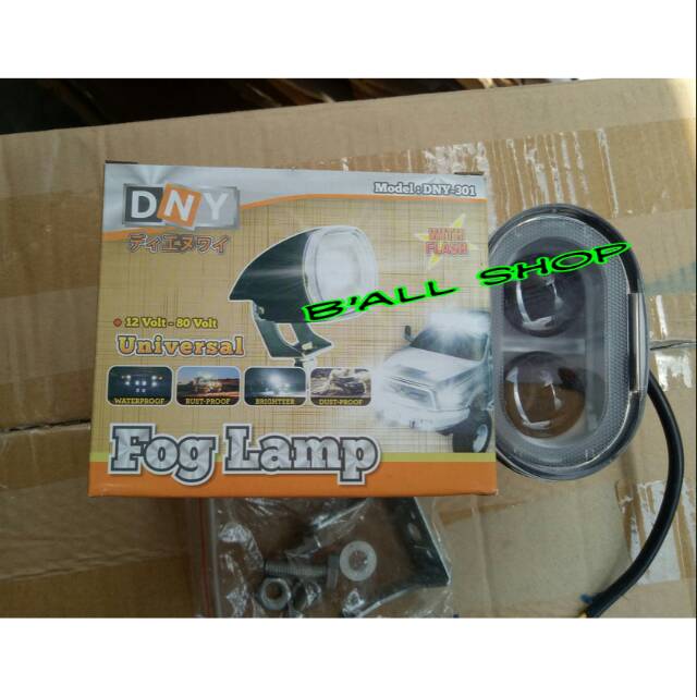 Lampu Tembak Sorot Led Cree 2 Mata dengan Flash