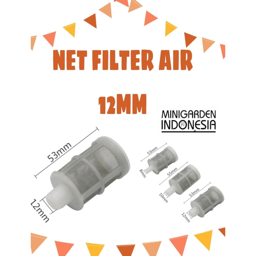 WATER FILTER 12 MM FILTER BAWAH TANGKI SPRAYER KNAPSAK NET FILTER 12MM