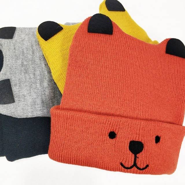 TOKO1234. TOPI KUPLUK RAJUT BAYI TELINGA DOGGY / TOPI KUPLUK UNISEX/ KUPLUK KEREN-6