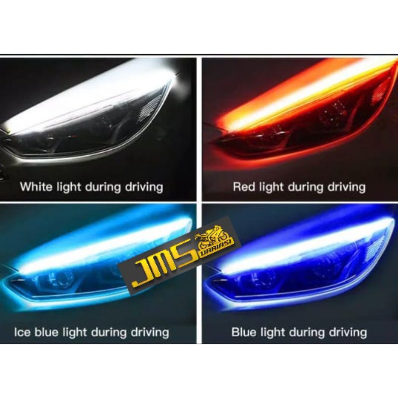 alis lampu led biru merah ungu putih ice blue 30 cm universal mio beat vario aerox nmax pcx cbr r15