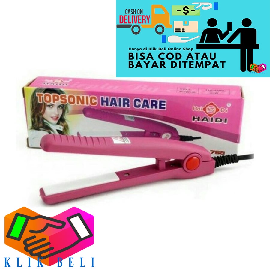 Catok Mini Haidi HD-768 / Catokan Pelurus Rambut Travel