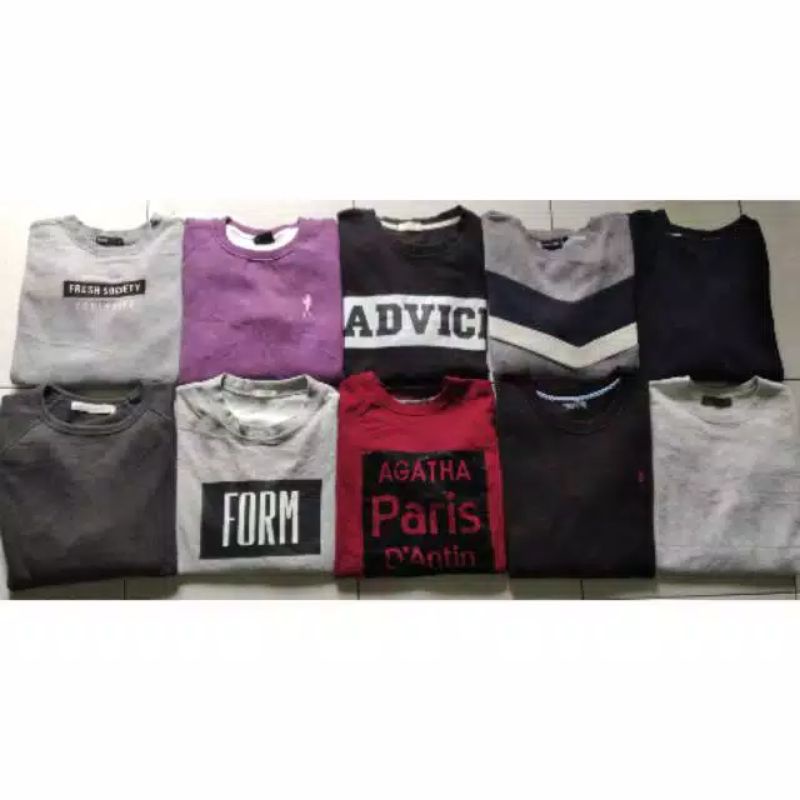 JAKET CREWNECK SWEATER SECOND RANDOM